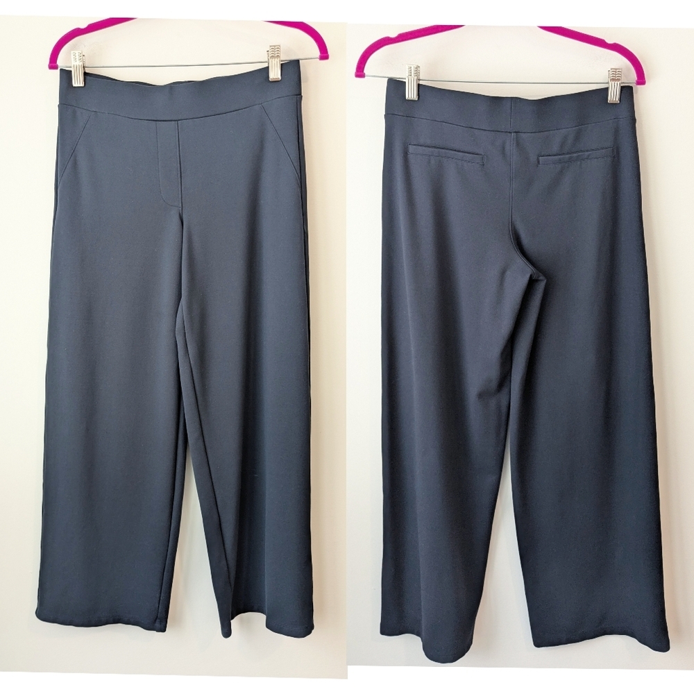Quince Ponte Wide Leg Stretch Pant